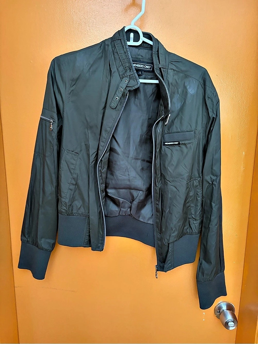 Members Only Iconic Racer Jacket Green Size L